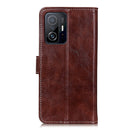 For Xiaomi Mi 11T / 11T Pro Retro Crazy Horse Texture Horizontal Flip Leather Case with Holder & Card Slots & Photo Frame & Wallet(Brown)