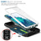 For Samsung Galaxy S20 FE Sliding Camera Cover Design TPU + PC Protective Case with 360 Degree Rotating Holder & Card Slot(White+Black)