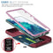 For Samsung Galaxy S20 FE Sliding Camera Cover Design TPU + PC Protective Case with 360 Degree Rotating Holder & Card Slot(Pink+Dark Red)