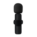 LSHOW YJK128 Mini Intelligent Noise Reduction Wireless Microphone(Black)