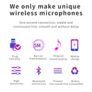 LSHOW YJK128 Mini Intelligent Noise Reduction Wireless Microphone(White)