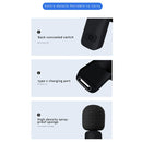 LSHOW YJK128 Mini Intelligent Noise Reduction Wireless Microphone(White)