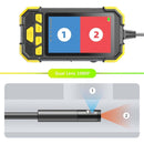 Y19 7.9mm Dual Lens Hand-held Hard-wire Endoscope with 4.3-inch IPS Color LCD Screen, Cable Length:3.5m(Yellow)