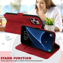 For Samsung Galaxy S7 edge Embossed Cat Butterflies Pattern Horizontal Flip Leather Case with Card Slot & Holder & Wallet(Red)
