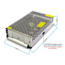 S-250-12 DC12V 21A 250W LED Regulated Switching Power Supply, Size: 200 x 110 x 49mm