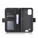 For UMIDIGI Bison Pro Skin Feel Calf Pattern Horizontal Flip Leather Case with Holder & Card Slots & Photo Frame(Black)