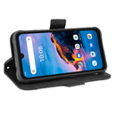 For UMIDIGI Bison Pro Skin Feel Calf Pattern Horizontal Flip Leather Case with Holder & Card Slots & Photo Frame(Black)