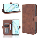 For ZTE Axon 30 5G Skin Feel Calf Pattern Horizontal Flip Leather Case with Holder & Card Slots & Photo Frame(Brown)
