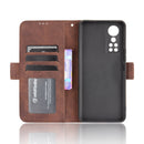 For ZTE Axon 30 5G Skin Feel Calf Pattern Horizontal Flip Leather Case with Holder & Card Slots & Photo Frame(Brown)