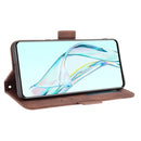 For ZTE Axon 30 5G Skin Feel Calf Pattern Horizontal Flip Leather Case with Holder & Card Slots & Photo Frame(Brown)