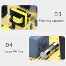 S-400-24 DC24V 16.5A 400W Light Bar Regulated Switching Power Supply LED Transformer, Size: 215 x 115 x 50mm