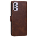 For Samsung Galaxy A32 5G Embossed Cat Butterflies Pattern Horizontal Flip Leather Case with Card Slot & Holder & Wallet(Brown)