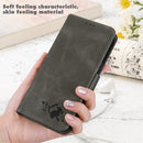 For Samsung Galaxy M21 / M30s Embossed Cat Butterflies Pattern Horizontal Flip Leather Case with Card Slot & Holder & Wallet(Grey)