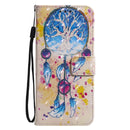 3D Painted Pattern Horizontal Flip Leather Case with Holder & Card Slots & Wallet For iPhone 13 Mini(Wind Chimes)