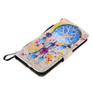 3D Painted Pattern Horizontal Flip Leather Case with Holder & Card Slots & Wallet For iPhone 13 Mini(Wind Chimes)