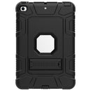 C5 Four Corners Shockproof Silicone + PC Protective Case with Holder For iPad mini 5 / 4(Black)