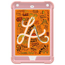C5 Four Corners Shockproof Silicone + PC Protective Case with Holder For iPad mini 5 / 4(Rose Gold)