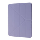 Deformation Transparent Acrylic Horizontal Flip PU Leather Case with Multi-folding Holder & Sleep / Wake-up Function & Pen Slot For iPad Air 2022 / 2020 10.9(Lavender Grey)