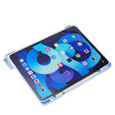 Deformation Transparent Acrylic Horizontal Flip PU Leather Case with Multi-folding Holder & Sleep / Wake-up Function & Pen Slot For iPad Air 2022 / 2020 10.9(Dark Blue)