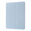 Deformation Acrylic Smart Leather Tablet Case For iPad 9.7 2017 / 2018 / Air / Air 2 / Pro 9.7(Baby Blue)