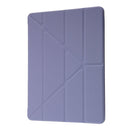 Deformation Transparent Acrylic Horizontal Flip PU Leather Case with Multi-folding Holder & Sleep / Wake-up Function & Pen Slot For iPad 10.2 2021 / 2020 / 2019(Lavender Grey)
