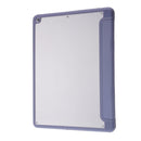 Deformation Transparent Acrylic Horizontal Flip PU Leather Case with Multi-folding Holder & Sleep / Wake-up Function & Pen Slot For iPad 10.2 2021 / 2020 / 2019(Lavender Grey)