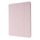 Deformation Transparent Acrylic Horizontal Flip PU Leather Case with Multi-folding Holder & Sleep / Wake-up Function & Pen Slot For iPad 10.2 2021 / 2020 / 2019(Rose Gold)