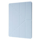 Deformation Transparent Acrylic Horizontal Flip PU Leather Case with Multi-folding Holder & Sleep / Wake-up Function & Pen Slot For iPad 10.2 2021 / 2020 / 2019(Baby Blue)
