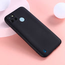 For OPPO Realme C21Y Foreign Version Solid Color Liquid Silicone Dropproof Full Coverage Protective Case(Black)