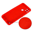 For OPPO Realme C21Y Foreign Version Solid Color Liquid Silicone Dropproof Full Coverage Protective Case(Red)
