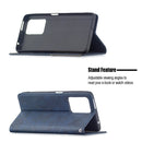 For Xiaomi Mi 11T Rhombus Texture Horizontal Flip Magnetic Leather Case with Holder & Card Slots(Blue)