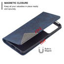 For Xiaomi Mi 11T Rhombus Texture Horizontal Flip Magnetic Leather Case with Holder & Card Slots(Blue)