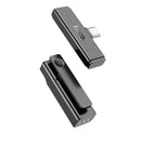 hoco S31 Lavalier Live Wireless Microphone with USB-C / Type-C Receiver(Nebula Grey)