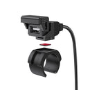 hoco Z45 2.4A Single USB Port Motorcycle Charger(Black)