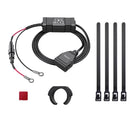 hoco Z45 2.4A Single USB Port Motorcycle Charger(Black)