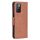 For Xiaomi Redmi 10 Retro Lambskin Texture Pure Color Horizontal Flip PU Leather Case with Holder & Card Slots & Wallet & Lanyard(Brown)