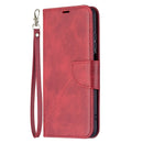 For Xiaomi Redmi 10 Retro Lambskin Texture Pure Color Horizontal Flip PU Leather Case with Holder & Card Slots & Wallet & Lanyard(Red)