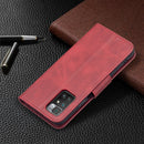 For Xiaomi Redmi 10 Retro Lambskin Texture Pure Color Horizontal Flip PU Leather Case with Holder & Card Slots & Wallet & Lanyard(Red)