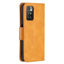 For Xiaomi Redmi 10 Retro Lambskin Texture Pure Color Horizontal Flip PU Leather Case with Holder & Card Slots & Wallet & Lanyard(Yellow)