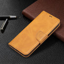 For Xiaomi Redmi 10 Retro Lambskin Texture Pure Color Horizontal Flip PU Leather Case with Holder & Card Slots & Wallet & Lanyard(Yellow)