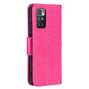 For Xiaomi Redmi 10 Two Butterflies Embossing Pattern Horizontal Flip Leather Case with Holder & Card Slot & Wallet & Lanyard(Rose Red)