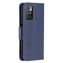 For Xiaomi Redmi 10 Two Butterflies Embossing Pattern Horizontal Flip Leather Case with Holder & Card Slot & Wallet & Lanyard(Dark Blue)
