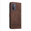 For OPPO A74 Retro Skin Feel Horizontal Flip Soft TPU + PU Leather Case with Holder & Card Slots & Photo Frame(Coffee)