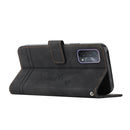 For OPPO A74 Retro Skin Feel Horizontal Flip Soft TPU + PU Leather Case with Holder & Card Slots & Photo Frame(Black)