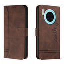 For Huawei Y9a Retro Skin Feel Horizontal Flip Soft TPU + PU Leather Case with Holder & Card Slots & Photo Frame(Coffee)