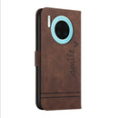 For Huawei Y9a Retro Skin Feel Horizontal Flip Soft TPU + PU Leather Case with Holder & Card Slots & Photo Frame(Coffee)