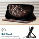 For Huawei Y9a Retro Skin Feel Horizontal Flip Soft TPU + PU Leather Case with Holder & Card Slots & Photo Frame(Coffee)
