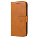 Calf Texture Buckle Horizontal Flip Leather Case with Holder & Card Slots & Wallet For iPhone 12 Pro Max(Khaki)
