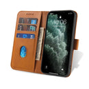 Calf Texture Buckle Horizontal Flip Leather Case with Holder & Card Slots & Wallet For iPhone 12 Pro Max(Khaki)