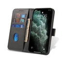 Calf Texture Buckle Horizontal Flip Leather Case with Holder & Card Slots & Wallet For iPhone 12 Pro Max(Black)